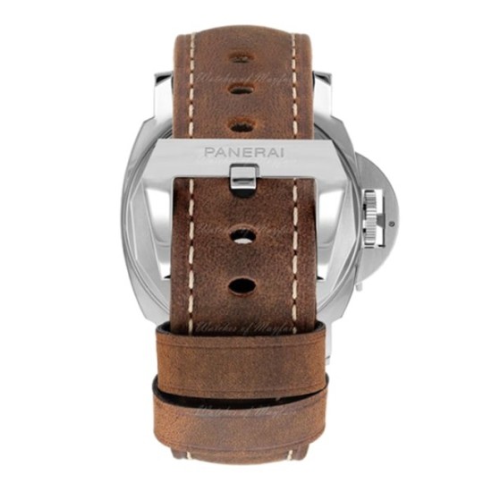 Super Clone Replica Panerai Luminor Automatic Black Scamosciato Brown Watch 4000 Buddha Luxury