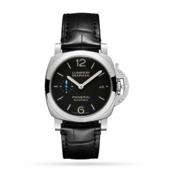 Panerai Luminor Automatic Black Alligator Watch 03 Panerai Luminor Automatic Black Alligator Watch 03