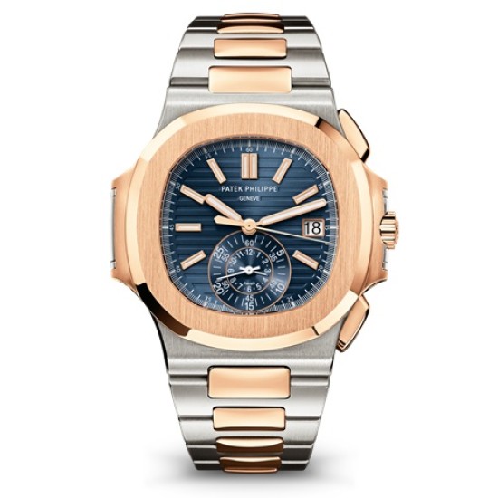 Super Clone Replica Patek Philippe Nautilus Chronograph Date Two-Tone 5980/1Ar-001 3915 Buddha Luxury