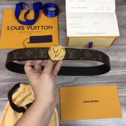 Monogram Lv Circle Logo 35Mm Reversible Belt - B109 Uk