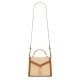 Replica Ysl Women Mini Bags and Bumbags Cassandra Mini Top Handle Bag White/Brown Uk