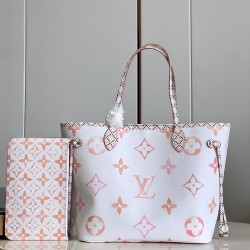 Neverfull Mm Handbag In White And Beige M22978 Uk Neverfull Mm Handbag In White And Beige M22978 Uk