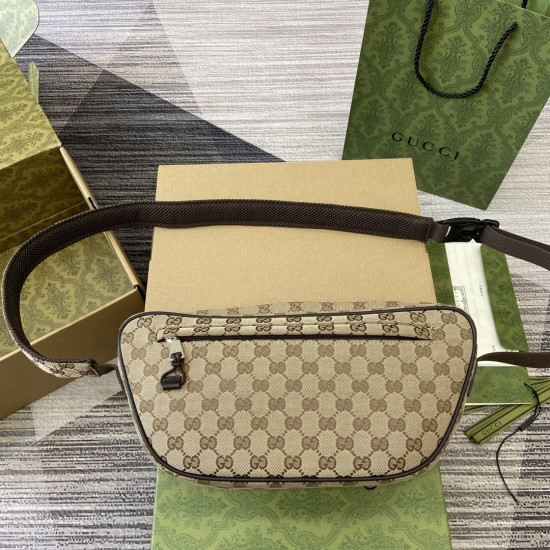 replica SMALL GG CROSSBODY BAG BEIGE AND EBONY ORIGINAL GG CANVAS UK