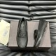 Valentino Men's Black Grained Leather Loafers Box View Valentino Men's Black Grained Leather Loafers displayed alongside packaging and dust bag