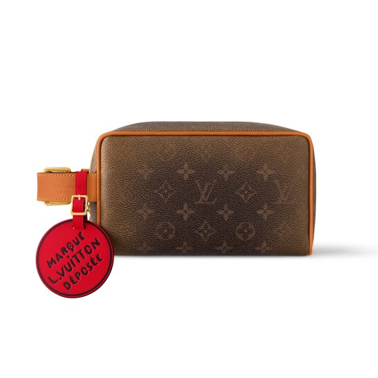 Replica Locker Dopp Kit Brown Monogram Dust Canvas M11765 Uk - 15496 - Buddha Luxury