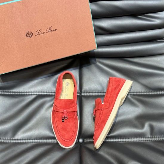 Replica Summer Charms Walk Moccasins In Red - Lr47 Uk - 11198 - Buddha Luxury