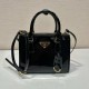 Replica Prada 14200 PFR#11867 Buddha Luxury Replica Galleria Patent Leather Mini Bag In Black Uk - 14200 - Buddha Luxury