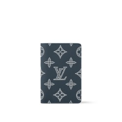 Pocket Organizer Navy Blue Leather M83378 Uk