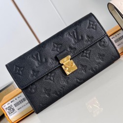 Sarah Wallet Black Monogram Empreinte M82638 Uk