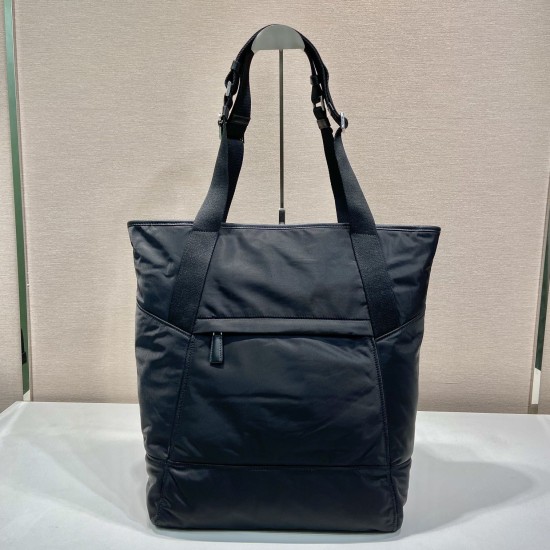 Replica Re-Nylon And Leather Tote Bag Uk - 15857 - Buddha Luxury
