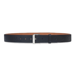 LOGO EMBOSSED BUCKLE BELT IN BLUE - B275 UK