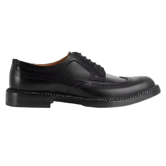 Replica LACE-UP SHOES WITH BROGUE DETAILS BLACK SUEDE - GC408 UK replica LACE-UP SHOES WITH BROGUE DETAILS BLACK SUEDE - GC408 UK