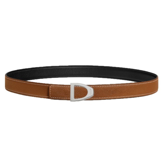 replica CAVALIERE BELT BUCKLE & REVERSIBLE LEATHER STRAP 24MM - B381 UK