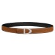replica CAVALIERE BELT BUCKLE & REVERSIBLE LEATHER STRAP 24MM - B381 UK