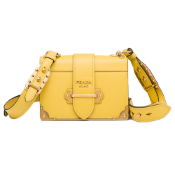 Cahier Leather Bag Yellow Uk