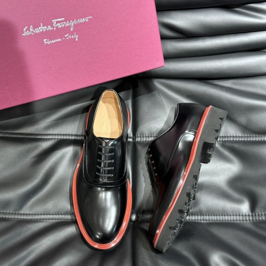 replica OXFORD LACE-UP SHOES BLACK - SF38 UK