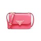 Replica Embleme Saffiano Shoulder Bag In Pink Uk - 14141 - Buddha Luxury