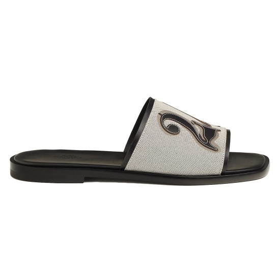 Replica Ironic Sandals In Black And Grey - Hs101 Uk