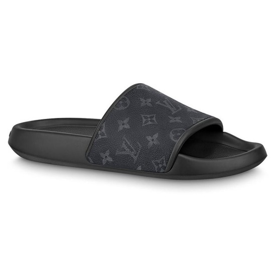 replica LV WATERFRONT MULES IN BLACK - LVS81 UK