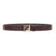 Replica Fendi 14529 FFR#7727 Buddha Luxury Replica Ff Burgundy Leather Reversible Belt - B264 Uk - 14529 - Buddha Luxury