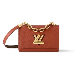 TWIST MM SLIM HANDBAG IN FAUVE BROWN M11879 UK