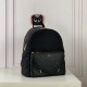 replica NYLON AND LEATHER BACKPACK BAG BLACK UK