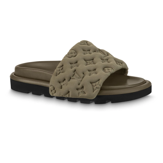 Replica POOL PILLOW COMFORT SLIDES IN KAKI - LVS60 UK replica POOL PILLOW COMFORT SLIDES IN KAKI - LVS60 UK