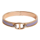 replica HERMES MINI CLIC CHAINE DANCRE BRACELET IN PURPLE GOLD UK
