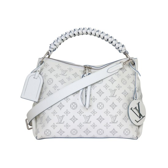 Replica L Women CrossBody and Shoulder Beaubourg Hobo Mm Bag White Mahina Calfskin M56084 Uk