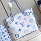 Replica Neverfull Mm Handbag In White And Blue M22979 Uk - 14033 - Buddha Luxury