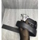replica MEDUSA HEAD BELT WITH SILVER BUCKLE - B48 UK