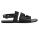 Replica Mens Interlocking G Leather Sandal In Black - Gcs17 Uk Replica Mens Interlocking G Leather Sandal In Black - Gcs17 Uk