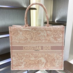 LARGE BOOK TOTE PINK TOILE DE JOUY EMBROIDERY UK LARGE BOOK TOTE PINK TOILE DE JOUY EMBROIDERY UK