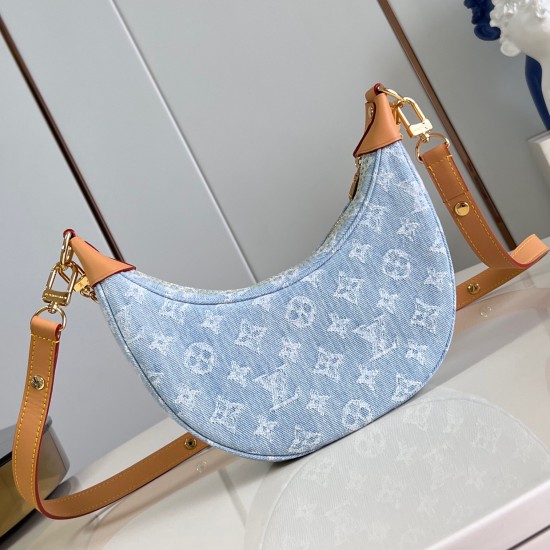 Replica L 13821 LFR#12016 Buddha Luxury Replica Loop Sky Blue Monogram Denim M24846 Uk - 13821 - Buddha Luxury