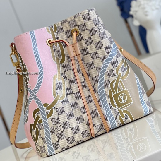 Replica Néonoé Mm Bag Damier Azur Coated Canvas N40474 Uk - 14096 - Buddha Luxury