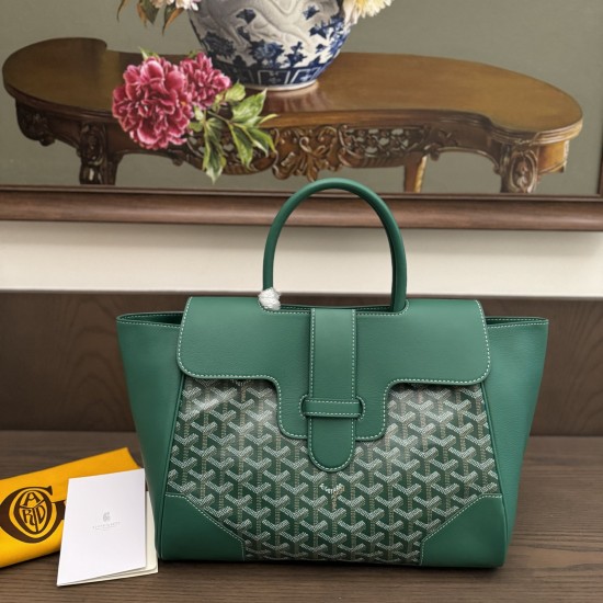 Replica Goyard 13444 GFR#10002 Buddha Luxury Replica Saigon Tote Bag Green Uk - 13444 - Buddha Luxury