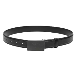 BUCKET LEATHER BELT IN BLACK - B288 UK