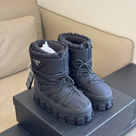 Replica Nylon Gabardine Apres-Ski Boots Black - Pd135 Uk Replica Nylon Gabardine Apres-Ski Boots Black - Pd135 Uk