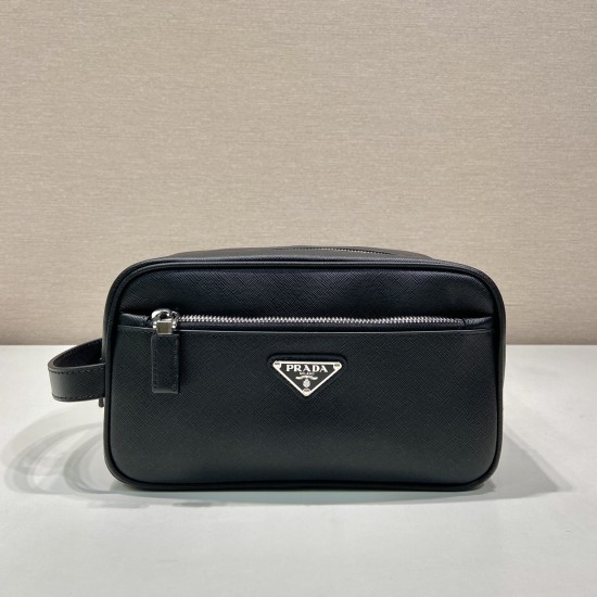 replica RECTANGULAR NYLON TRAVEL CASE IN BLACK UK