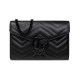 replica GG MARMONT MINI WALLET ON CHAIN IN BLACK UK