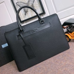 BUSINESS LEATHER BAG IN BLACK UK