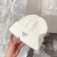 replica WOOL AND CASHMERE BEANIE IN WHITE UK