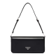 Replica Prada Women CrossBody and Shoulder Brushed Leather Femme Bag Black Uk