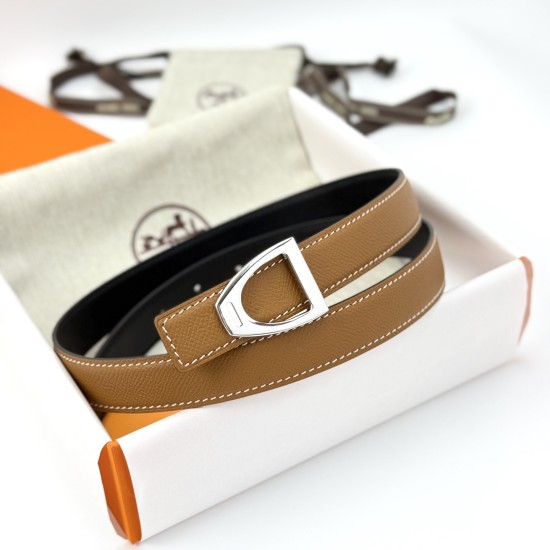 replica CAVALIERE BELT BUCKLE & REVERSIBLE LEATHER STRAP 24MM - B381 UK