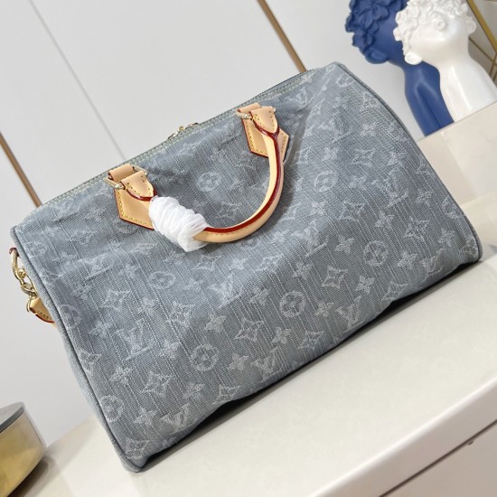 Replica Speedy Soft 30 Bag Washed Gray M13344 Uk - 13593 - Buddha Luxury