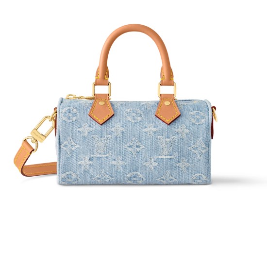 Replica L 13819 LFR#12199 Buddha Luxury Replica Nano Speedy Sky Blue Monogram Denim M11212 Uk - 13819 - Buddha Luxury