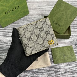 Wallet With Gg Detail Yellow Leather Trim Uk