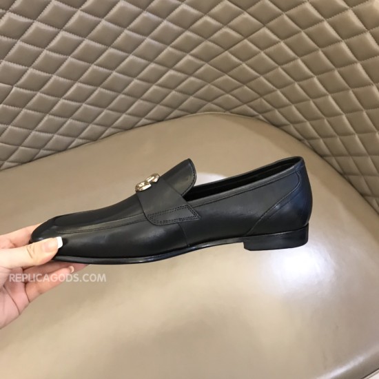 Replica Dg Calfskin Loafers In Black - Gd155 Uk - 11092 - Buddha Luxury