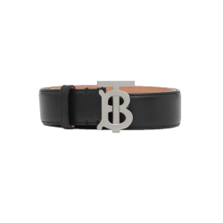Leather Belt In Black - B210 Uk