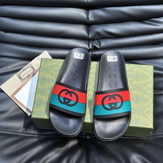 Replica Interlocking G Slide Sandals Black - Gcs63 Uk Replica Interlocking G Slide Sandals Black - Gcs63 Uk